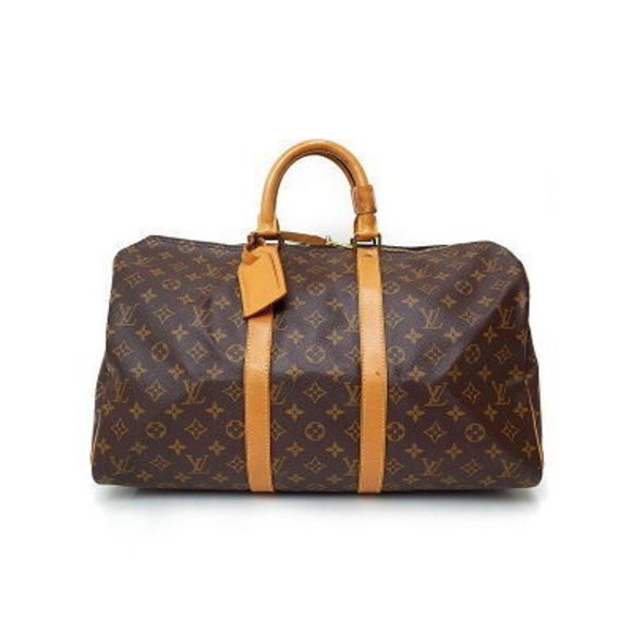 Louis Vuitton Monogram Keepall Boston Bag - Picture 1 of 8